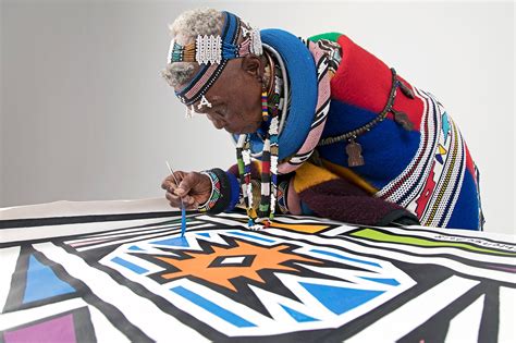 ellectric — Esther Mahlangu's lifework and BMW Art Car on display in Retrospective Exhibition