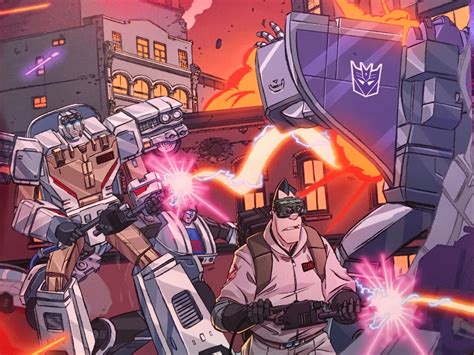 Ghost bust and roll out: Transformers and Ghostbusters debut crossover comic and toy | SYFY WIRE