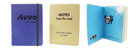 Custom Printed Branded Corporate Logo Promotional Notebooks in Seattle