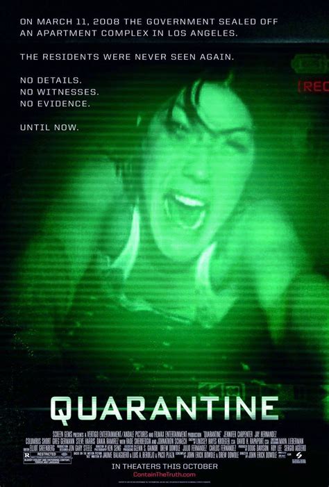 Quarantine + Horror Movie Posters, Original Movie Posters, Horror Movies, Jennifer Carpenter ...