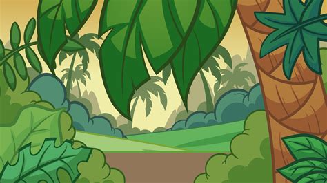 Cartoon Jungle Background 600996 Vector Art at Vecteezy