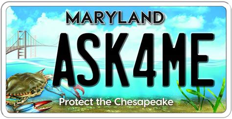 Maryland Unveils Newest Chesapeake Bay License Plate Design - Southern Maryland Headline News