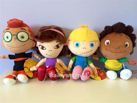 NEW Little Einsteins Leo June Quincy Annie TALKING Dolls Stuffed Plush ...