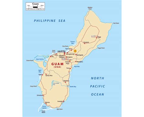 Maps of Guam | Collection of maps of Guam | Oceania | Mapsland | Maps ...