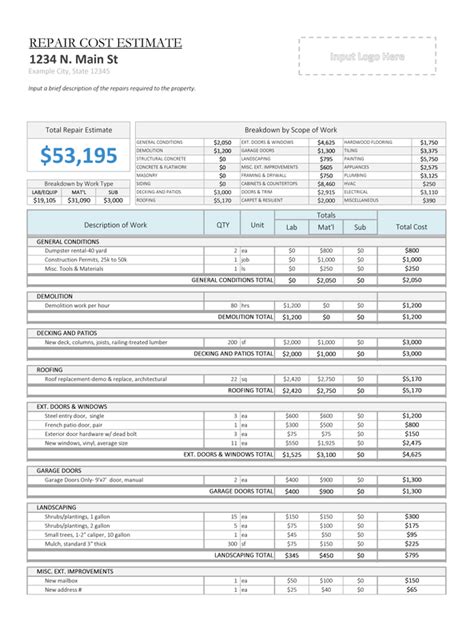 House Flipping Spreadsheet - Rental Sheets - Rental Property Spreadsheets for Rental Deal ...