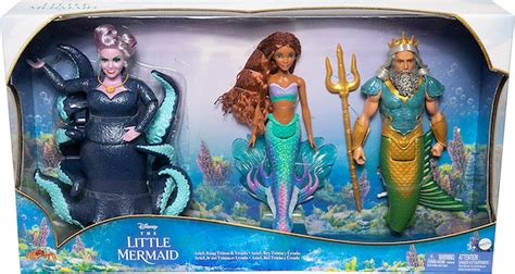 Disney 'The Little Mermaid' Live Action Ariel, King Triton & Ursula Doll Set Releasing May 10th ...