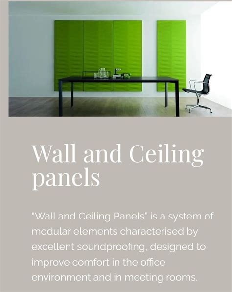 Pin by Nina Luboshits-Kurlyand on style interior | Wall paneling, Ceiling panels, Sound proofing