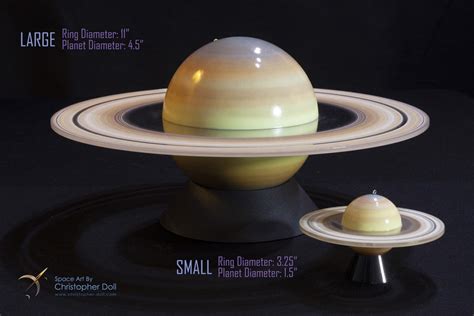 Saturn Model – Space Art By Christopher Doll