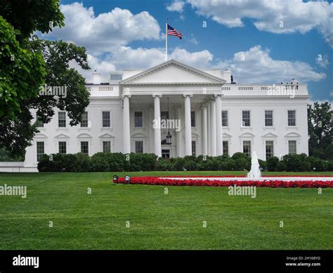 White House, Executive Mansion, Washington, official residence of the President of the United ...