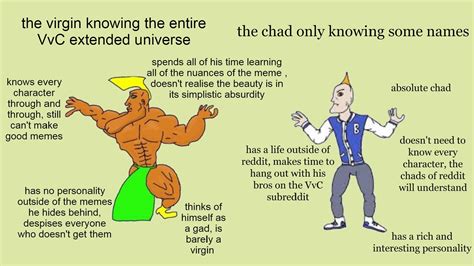 the virgin VvC nerd vs the chad very casual visitor : r/virginvschad