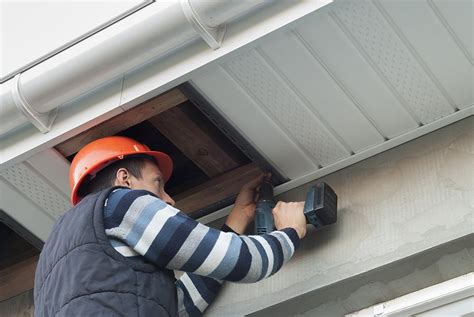 Soffit Repair, Commercial Gutters, Galvanized, Chesapeake, VA