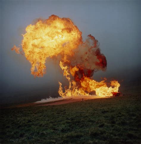 Fireball From Liquid Petroleum Gas Explosion Photograph by Crown Copyrighthealth & Safety Laboratory