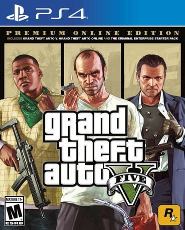 Grand Theft Auto V Online Premium (PS4) | Walmart Canada