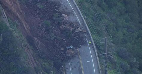 Malibu Canyon Road reopens after rockslide closure - CBS Los Angeles