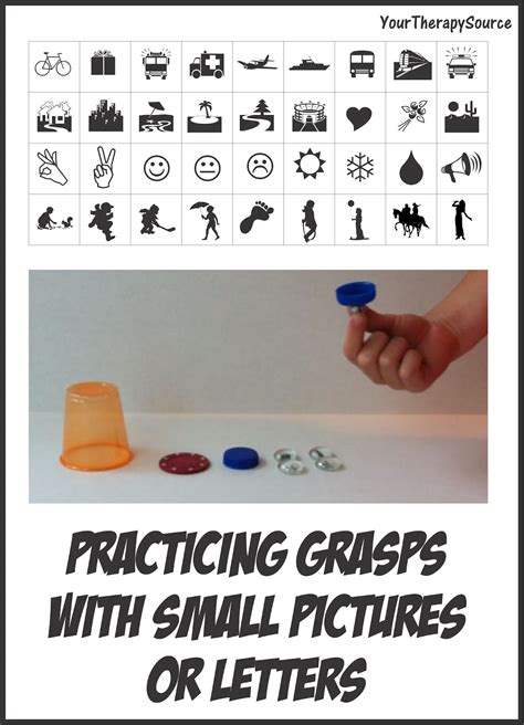 Practicing Grasp Patterns | Your Therapy Source - www.YourTherapySource.com