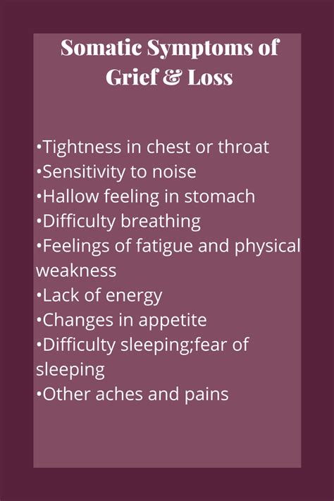 physical symptoms of grief | Grief loss, Lack of energy, Grief