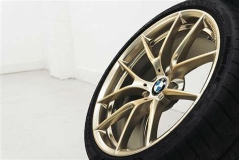 Genuine BMW F80 F82 F83 M3 M4 Frozen Gold 763M Wheels and Tyres Set 36112459540 - SSDD ...