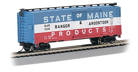 40' Box Car - Bangor & Aroostook [17038] - $40.00 : Bachmann Trains Online Store