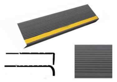 Roppe Safety Rib Rubber Stair Treads | Non Slip Strip