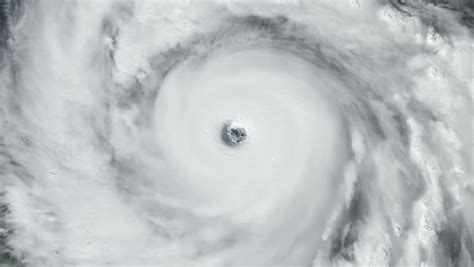 Large Cloud Hurricane Animation, Satellite Perspective. Stock Footage ...