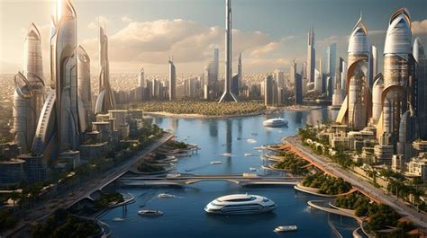 Premium AI Image | Dubai in 2050