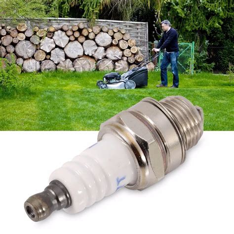 Lawn Mower Spark Plug Garden Lawnmower Chainsaw Spark Plug Engine Accessories for Chainsaw ...