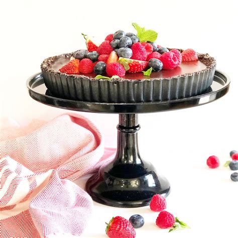 Easy Chocolate Fruit Tart - More Momma!