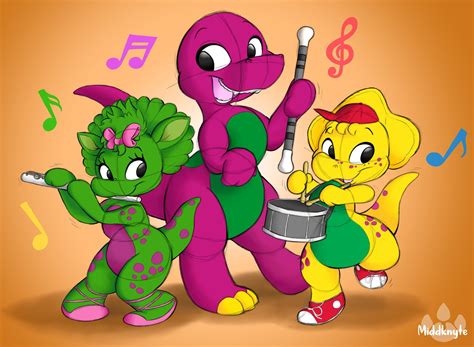 Middknyte on Twitter: "Barney is a dinosaur from our imagination, and when he's tall, he's what ...