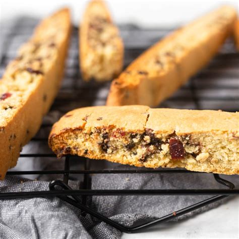 Orange Cranberry Biscotti Recipe - Sugar Spices Life