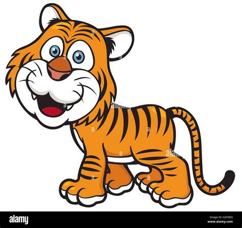 Bengal tiger cartoon hi-res stock photography and images - Alamy