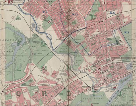 Map of Brentford, London