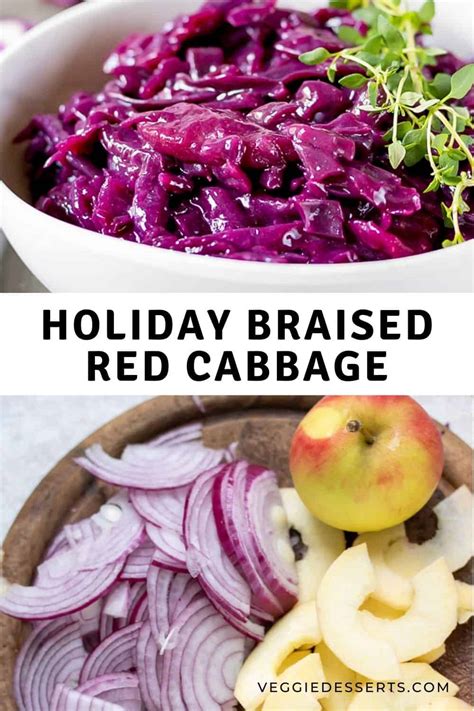 Braised Red Cabbage - Veggie Desserts