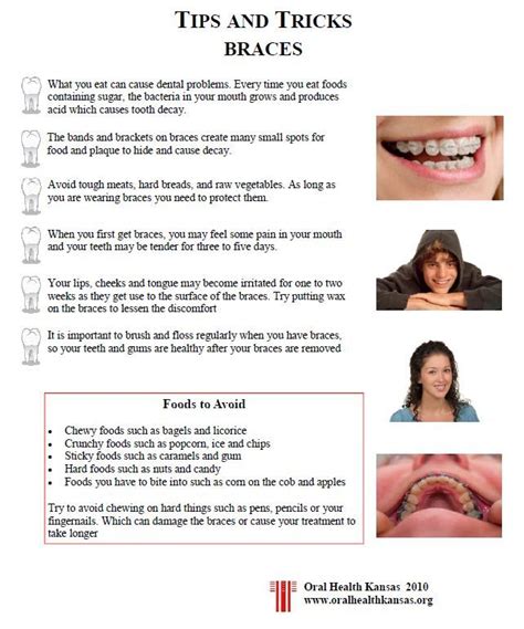 Pin by Oral Health Kansas on Tips and Tricks | Braces tips, Dental braces, Braces