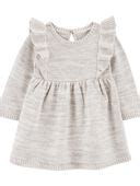 Pink Baby Floral Layered Dress | carters.com