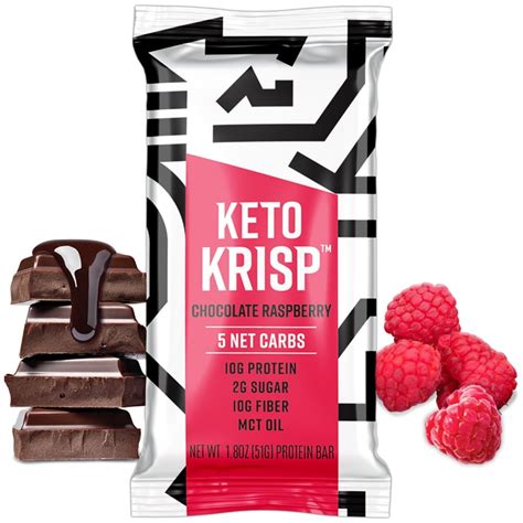 Keto Krisp Protein Snack Bars - Low-Carb, Low-Sugar - (12 Pack ...