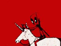 Deadpool Unicorn GIF - Deadpool Unicorn Rainbow - Discover & Share GIFs