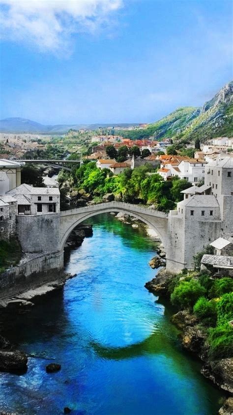 Landscape Wallpaper bosnia and herzegovina mostar old town mostar nature landscape 66220 ...