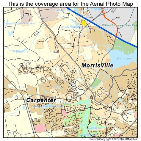 Aerial Photography Map of Morrisville, NC North Carolina