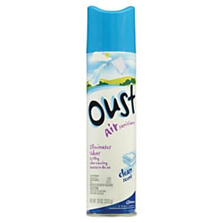 Oust Air Sanitizer 10 Oz. Clean Linen - Office Depot