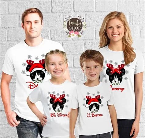 Disney Christmas Family Shirts {Go matching for your vacation!}