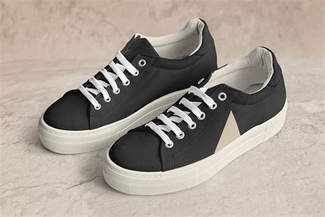 Black canvas sneakers | Premium Photo - rawpixel