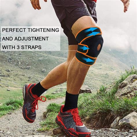 Knee Brace Open Patella Stabilizer Neoprene Knee Support for Men Women ...