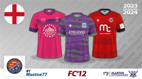 FC’12 England – North West Counties League – Premier Division 2023/24 [v1.5] - FC'12 Kits Forum ...