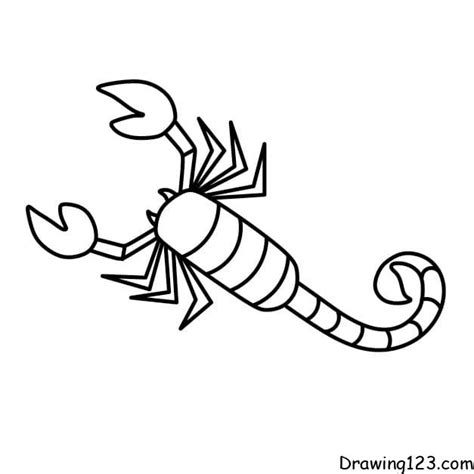 Scorpion svg, scorpion drawing, scorpion clip art, scorpion silhouette ...