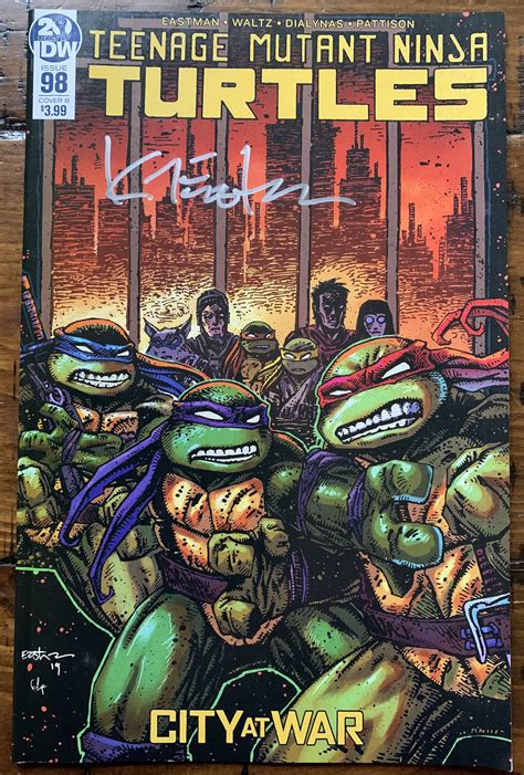 TMNT 98 Cover B Signed by Kevin – Kevin Eastman Studios