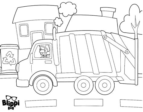 Blippi Garbage Truck Svg - Garbage truck vectors and psd free download.