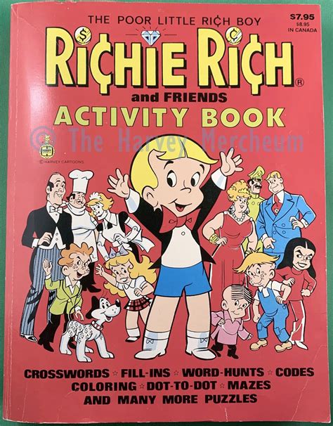 Richie Rich Activity Book - The Harvey Mercheum