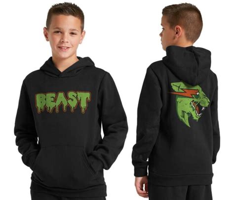 Kids Mr Beast ZOMBEAST Hoodie Mr Beast Hoodie Zombie Hoodie Mr beast ...