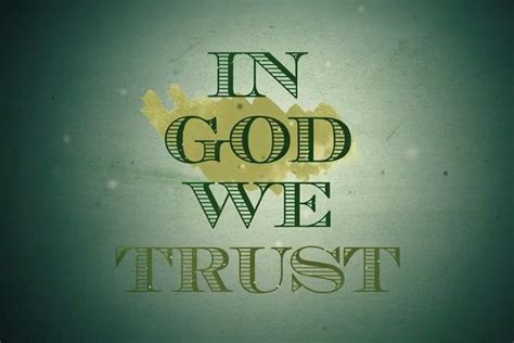 In God We Trust – Bible Baptist Church