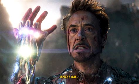 'I am inevitable...I am Iron Man' -Avengers: Endgame (2019) - Avengers ...